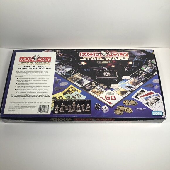 Star Wars Monopoly 1996 Limited Collector's Edition 20th Anniv. Complete - Picture 3 of 8